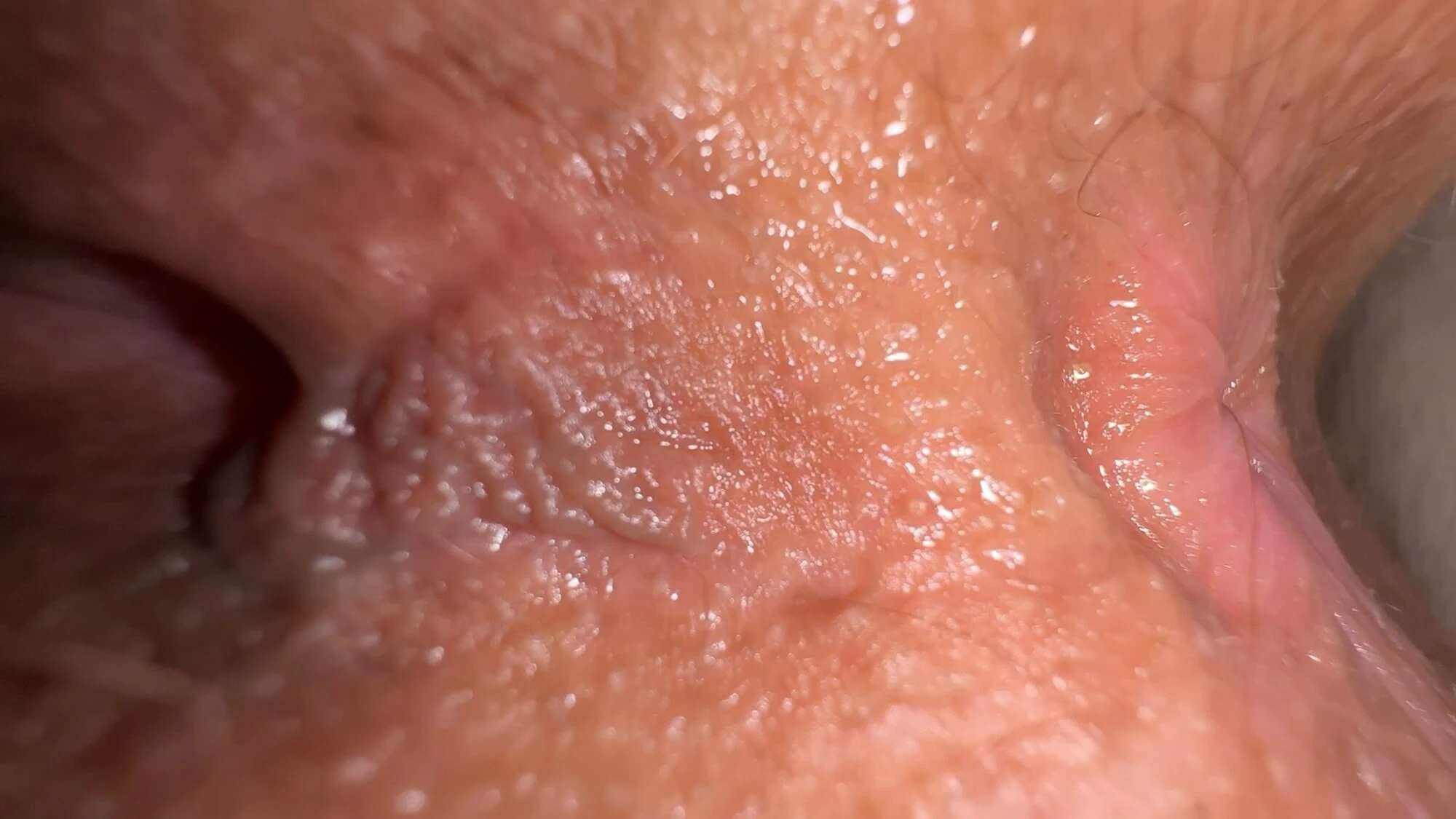 Look. She is 18 y.o. and her butthole is wet